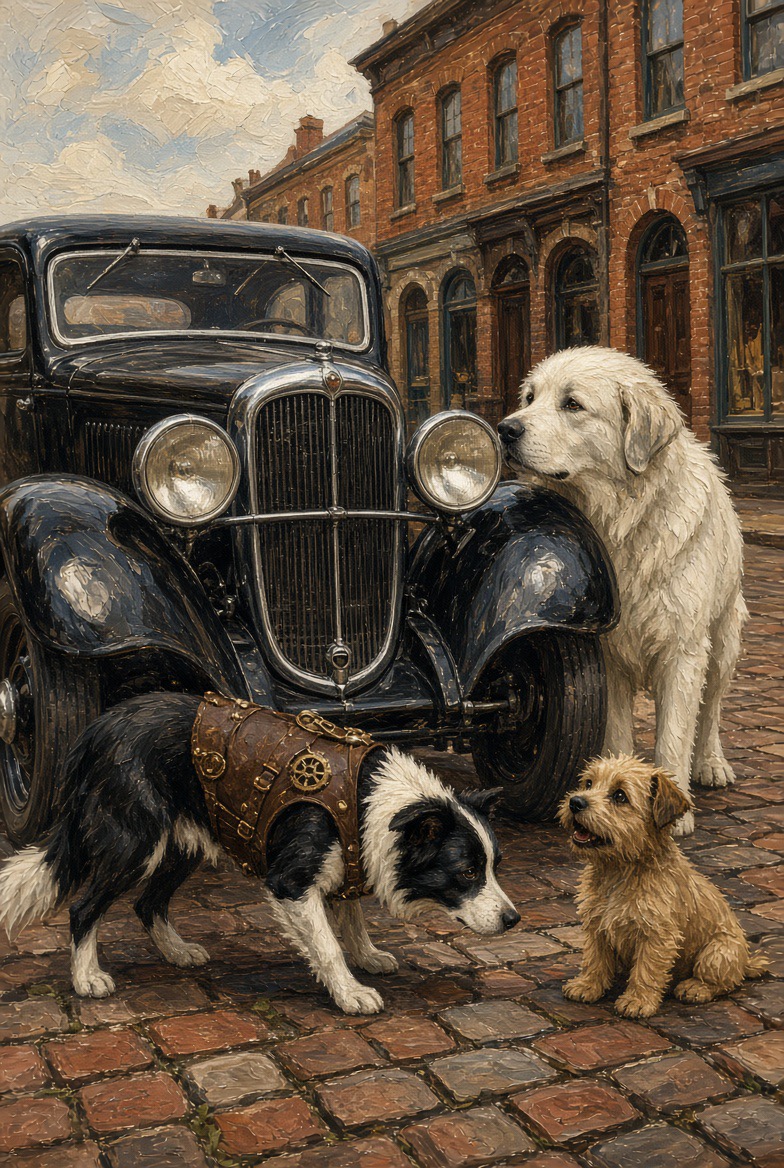 Leo, Charlotte, and Pip find the beetle car